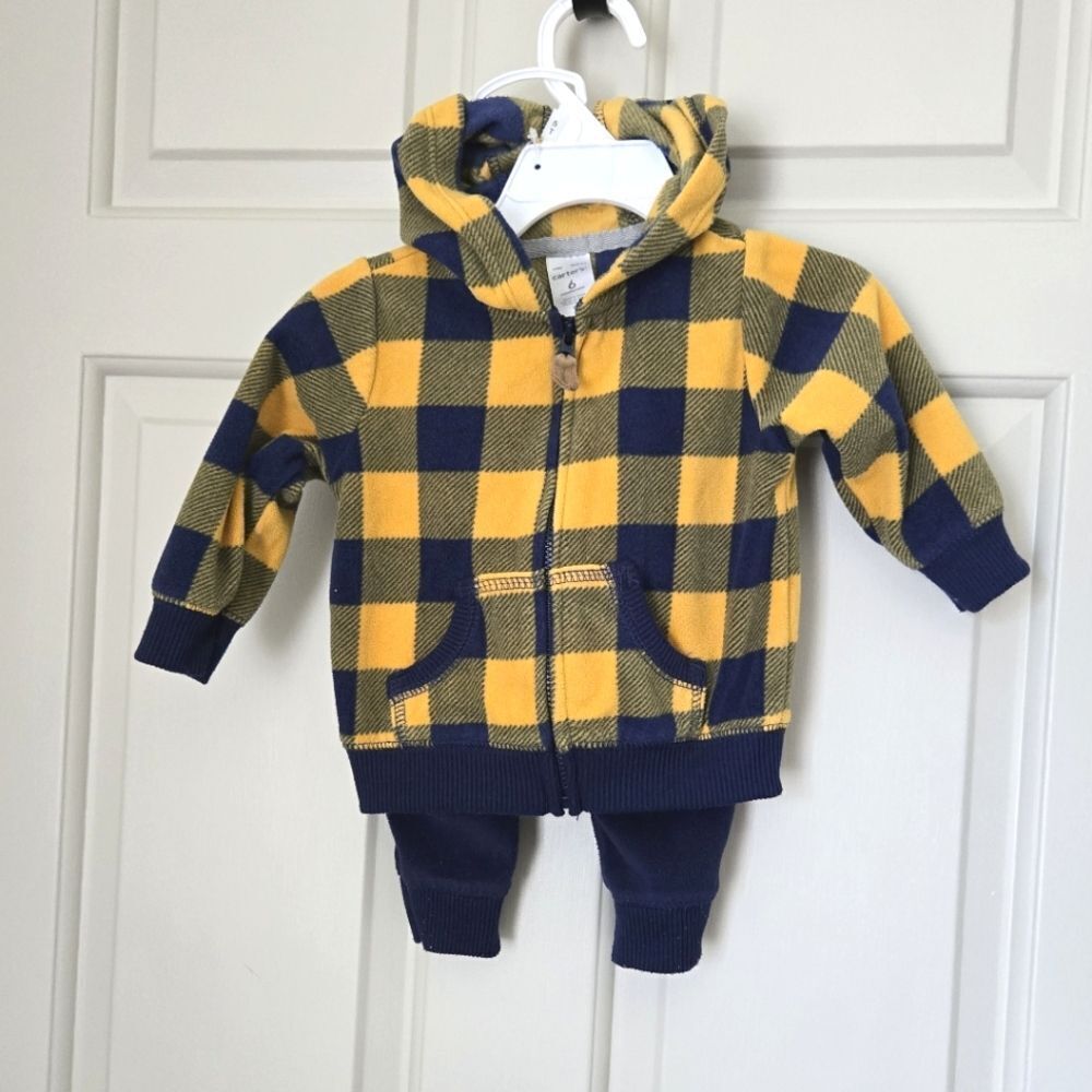 2/$15 Carters Baby Boy Fleece Set